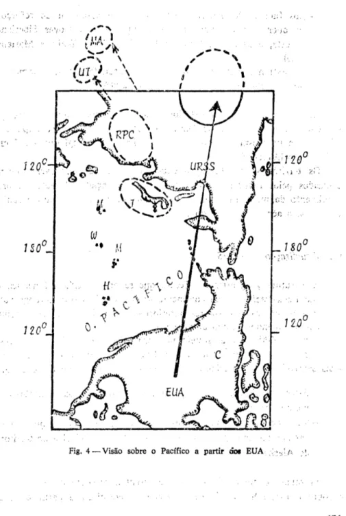 Fig.  4 - Visão  sobre  o  Pacífico  a  partir  ãos  EUA  '.'~  '.' : t,  :.:. 