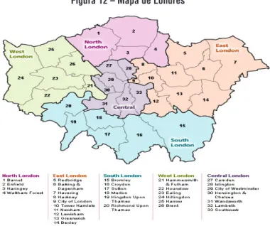 Figura 12 – Mapa de Londres 