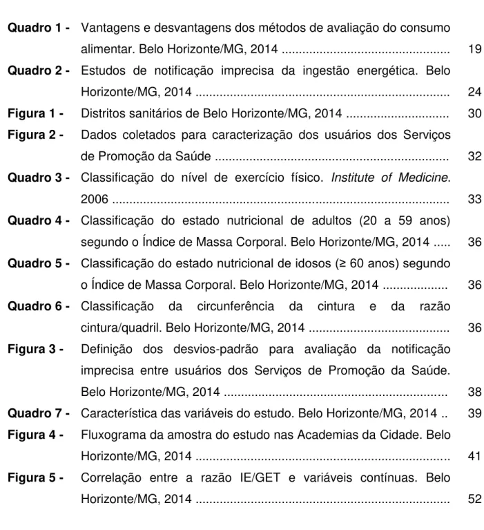Figura 1 -  Distritos sanitários de Belo Horizonte/MG, 2014 .............................