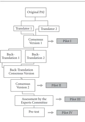 Figure 1. Stages of the PAJ’s Cross-Cultural Adaptation.
