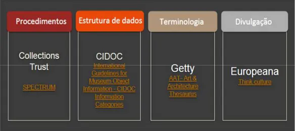 Figura 3. Normatização. Standards Internacionais.  