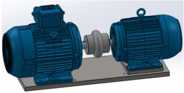 Figure 5 - Representation of the setup used for the Noise Test (without the acoustic chamber)