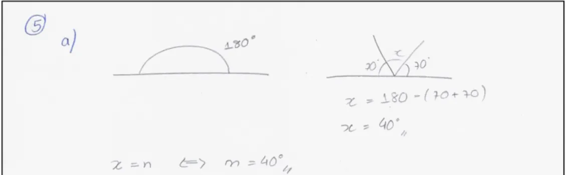 Figure 4. Sara’s solution: an example of an incorrect strategy  During the GM course 