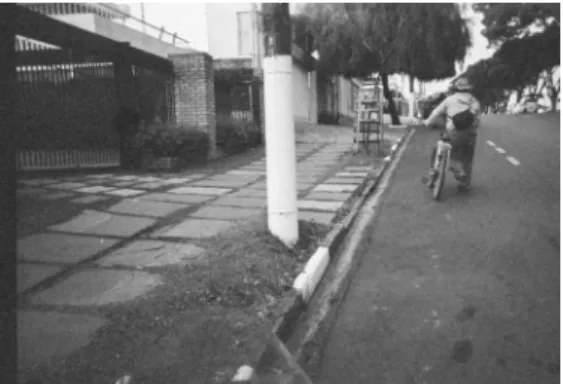Figure 4. Boy heading for work – remembering Di: his  old itinerary.