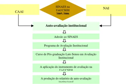 FIGURA 2 – Estratégias de implementação da auto-avaliação institucional na UEG-UCSEH 