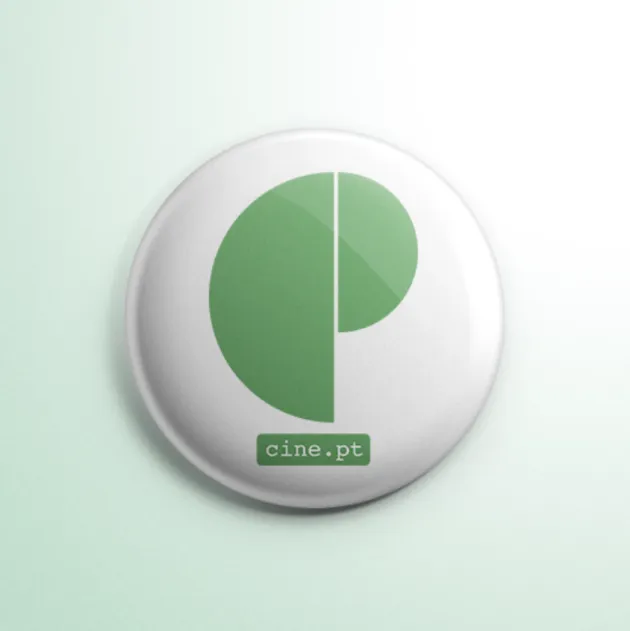 Figura 1: Pin de merchandising da marca “cine.pt” 