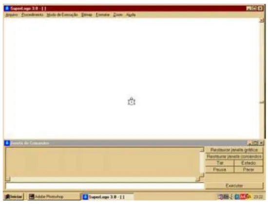 FIG 1 - Tela do Super LOGO 3.0 