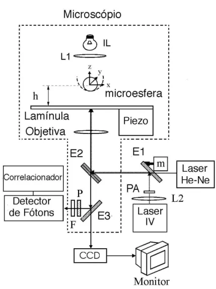 Figura 3.1 : Montagem experimental utilizada para as medidas.