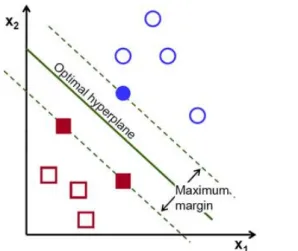Fig. 5 Illustrative view of an example of a SVM. 