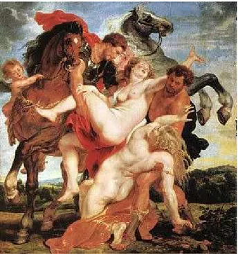 Figura 3.4 - &#34;Rapto das Filhas de Leucipo&#34;, de Rubens . 