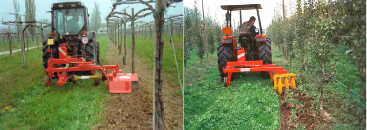 Fig. 11.  Intercepa com fresa        Fig. 12. Intercepa com grade-de-discos                  (Cucchi - Agricultural Machinery) 