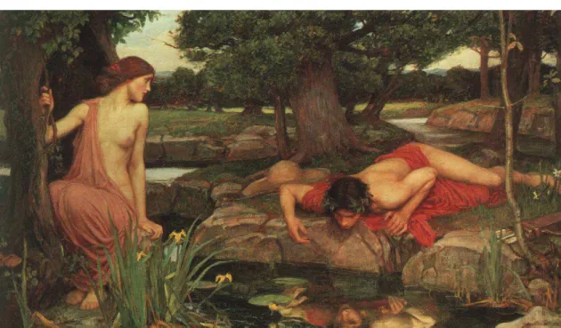Figura 3: &#34;Echo and Narcissus&#34;, de John William Waterhouse (1849-1917). Fonte: Wikipedia, 29/10/2007