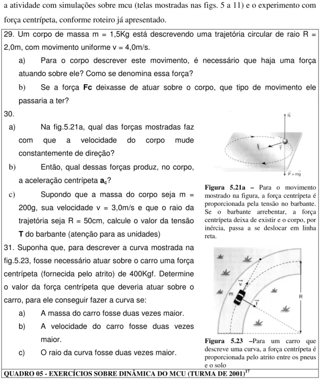 Figura  5.21a  –  Para  o  movimento 