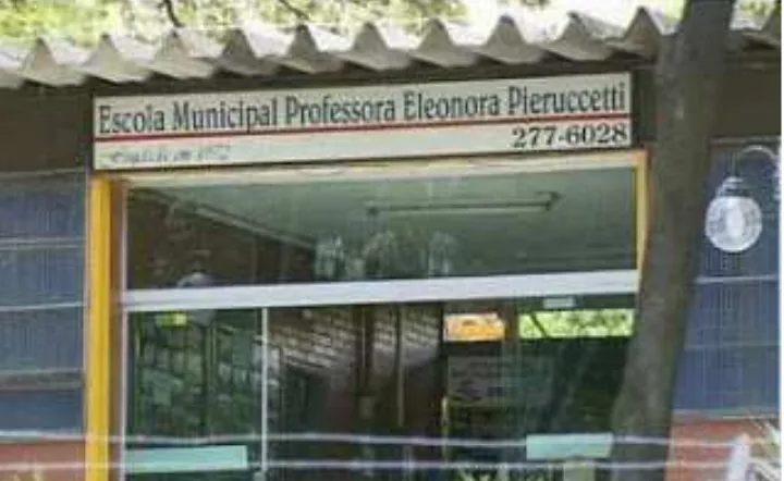 Figura 1: Fotografia da entrada da Escola Estadual Professora Eleonora Pieruccetti 