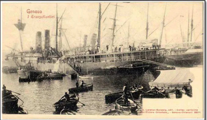 FOTO 5  – Porto de Gênova, principal ponto de partida dos italianos que vieram para Belo Horizonte, 1879 