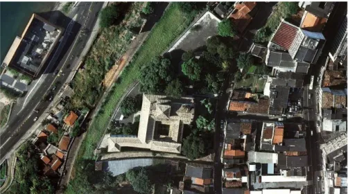 Fig.  55  -  Convento  de  Santa  Teresa.  Implantação  do  Convento  de  Santa  Teresa  de  Salvador da Bahía