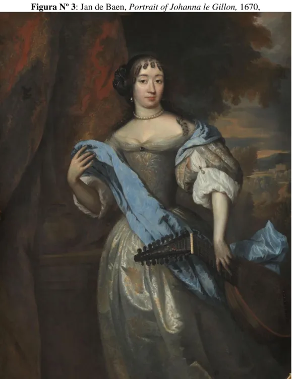 Figura Nº 3: Jan de Baen, Portrait of Johanna le Gillon, 1670, 