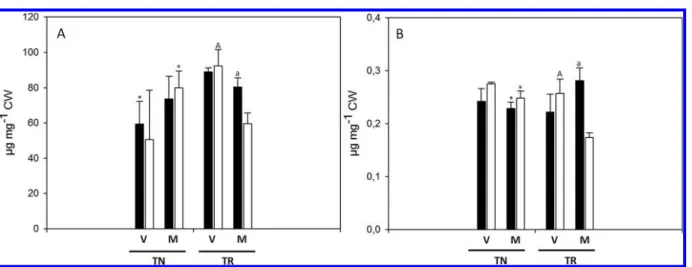 Table 2. Berry Compression, Skin Break Force, Skin Break Energy, and Young ’ s Modulus for Elasticity Parameters (Mean ± Standard Deviation) of Touriga Nacional (TN) and Trincadeira (TR) Berries at Veraison (V) and Maturation (M) Grown in Full Irrigation (