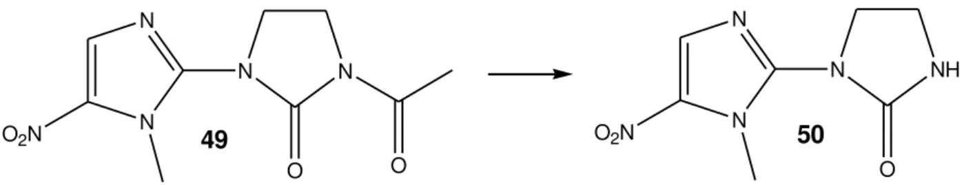 Figura 14  – Hidrólise do composto CGP-291 por B. bassiana  Acetilação 