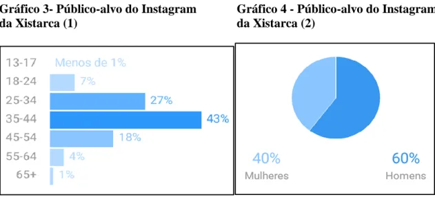 Gráfico 3- Público-alvo do Instagram  da Xistarca (1)                                                             