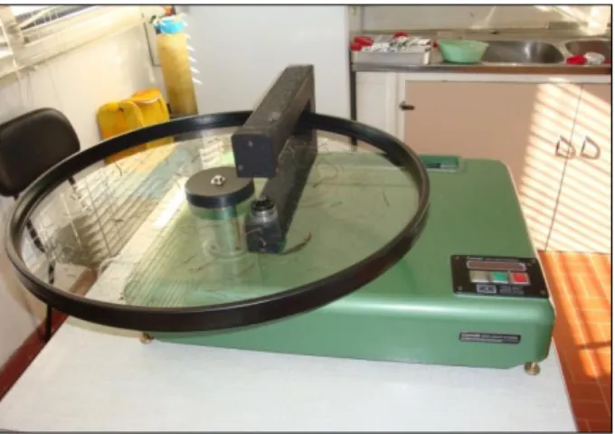 Figure 5. Measurements of fine roots using Comair Root Length equipment. 