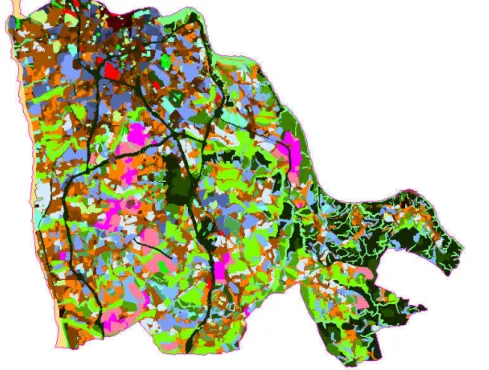 Figura 3 – Imagem do resultado obtido após preenchimento do PDM de Vila Nova de Gaia em CAD