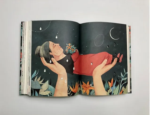 FIGURA VIII – Foto da edição Cem anos de solidão (2017); ilustração de  Luisa Rivera. (Arquivo Pessoal)