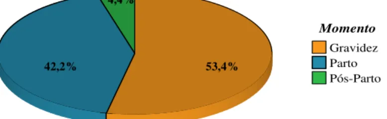 Gráfico 2  –  Momento de recurso ao Serviço Social 