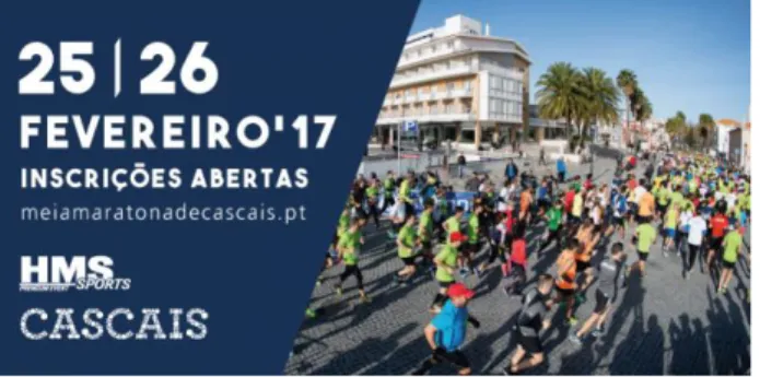 Figura 5: Cartaz da Meia Maratona de Cascais organizado pela HMS Sports. 