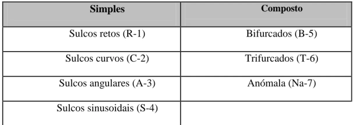 Tabela 3 - Classificação de Martin Santos (Adaptado de Caldas, 2007; Domiaty et al., 2010; 