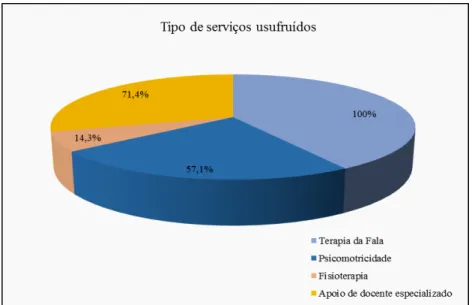 Gráfico 10 – Tipo de serviços usufruídos