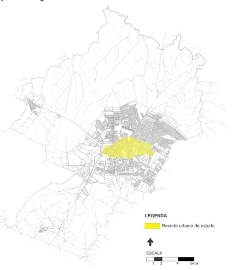 Figura 5 - Município de Maringá  – Área de estudo 