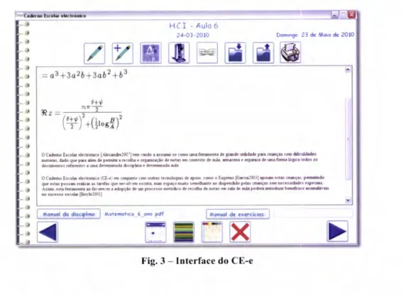Fig.  3  -  Interface  do CE-e