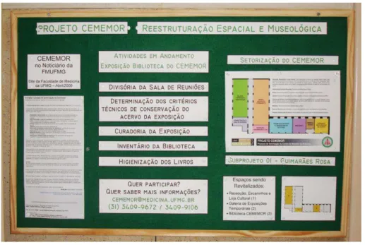 Figura 1 - Exemplo de comunicação interna no Projeto Cememor 