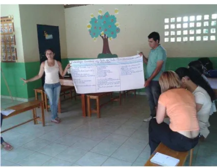 Figura 6: 2ª reunião: Discussão da metodologia crítica. 