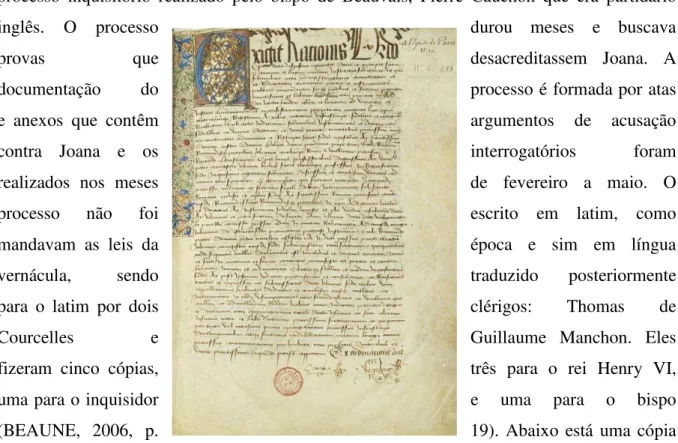 Figura  1  –  Destaque  de  página  do  manuscrito  Les  Vigiles de Charles VII 