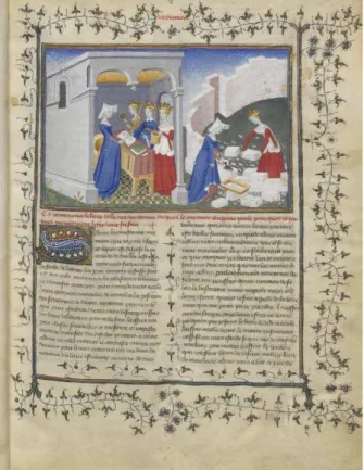 Figura 4 - Página do manuscrito A cidade das damas   Fonte: PIZAN, 1401-1500.