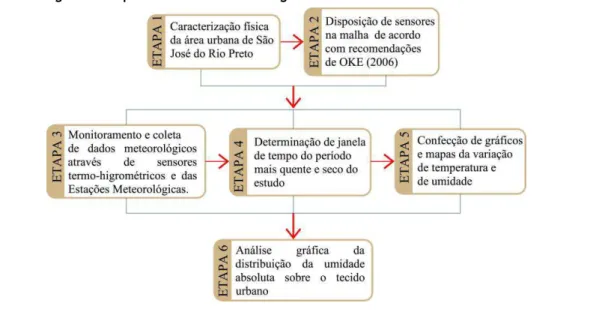 Figura 1  – Fluxograma dos procedimentos metodológicos  