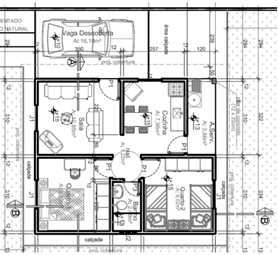 Figura 10 - Planta baixa do Proj eto 2 