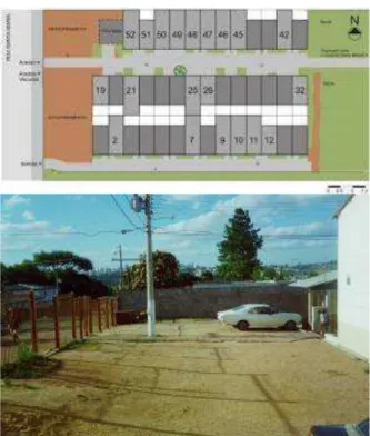 Figura 6 – Área de estacionamento de veículos na parte frontal do terreno  – São Jorge 