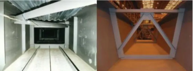 Fig. 2.37 – Open top box section with and without longitudinal stiffening (from Guidance Notes on Best Practice in  Steel Bridge Construction, SCI, 2010) 