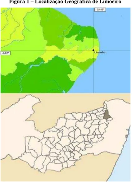 Figura 1  –  Localização Geográfica de Limoeiro 