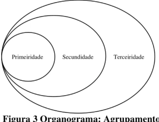Figura 3 Organograma: Agrupamento  da Idesocopia peirceana 