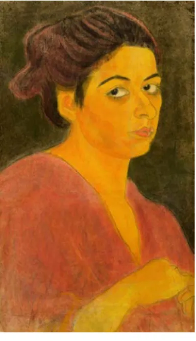 Fig. 1: Self-portrait. 1918.