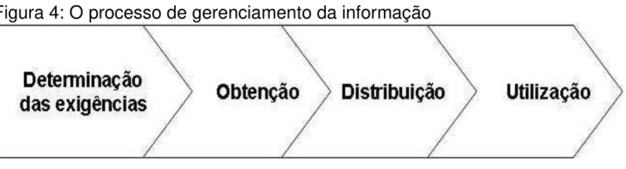 Figura 4: O processo de gerenciamento da informação  