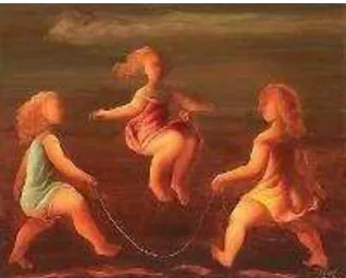 Figura 1: Meninas pulando corda, de Teruz 