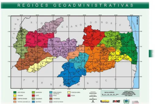 Figura 3 - Mapa das 14 Regiões Geoadministrativas 