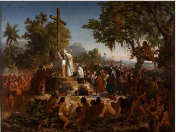 Figura 7: “Primeira Missa no Brasil” de Cândido Portinari  Fonte: Museu Nacional de Belas Artes 