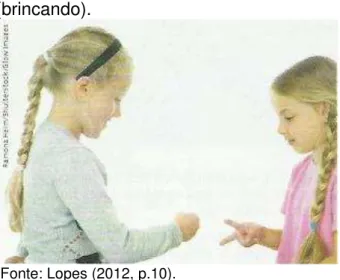 Figura  19  -  Texto  imagético:  fotografia  de  meninas  jogando  (brincando). 