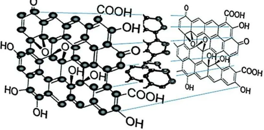 Figura 2.2. Representação de uma possível estrutura química dos PQCs. Adaptado de Lim et al